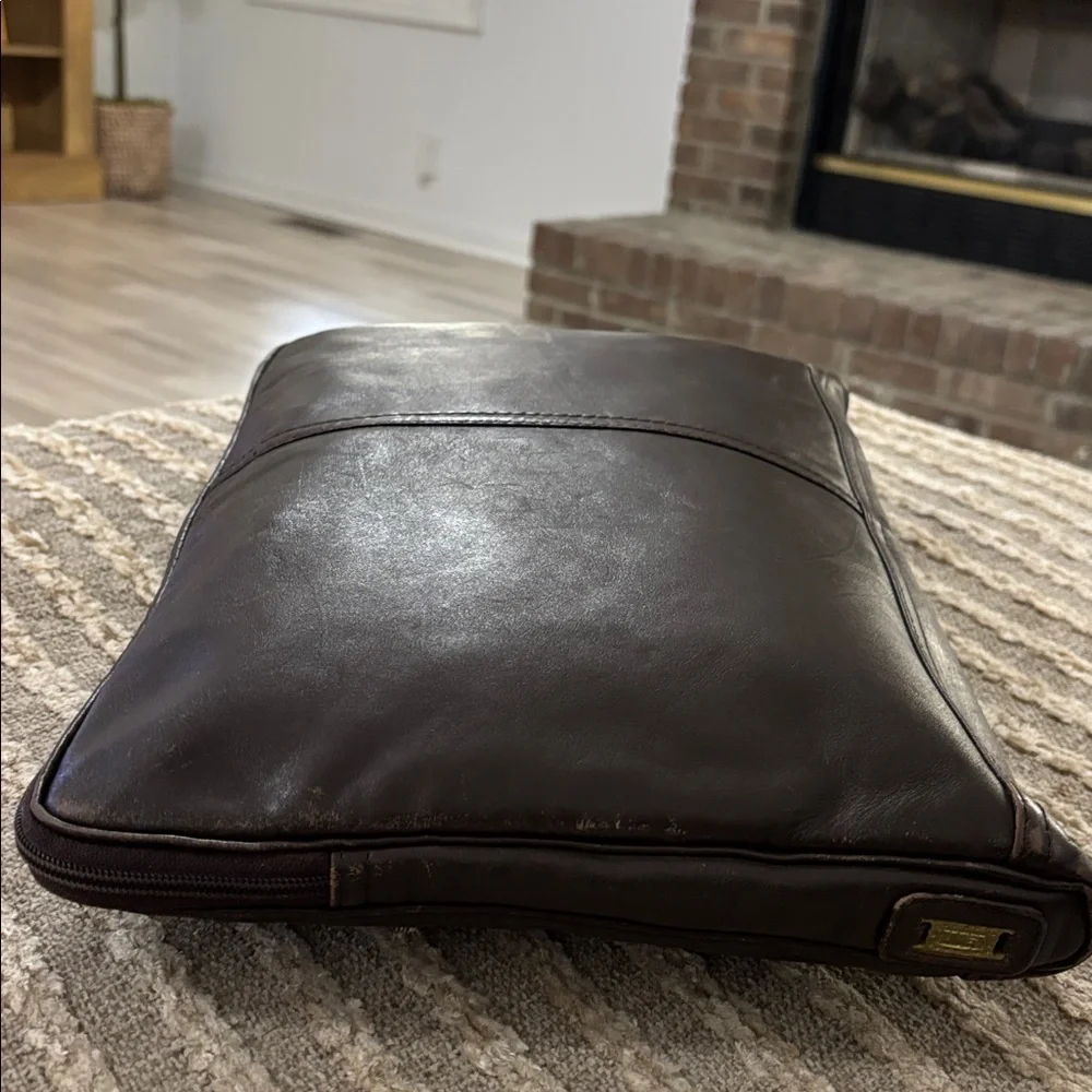 Lam Brown Leather Vintage Laptop Sleeve Case for‎ MacBook Air